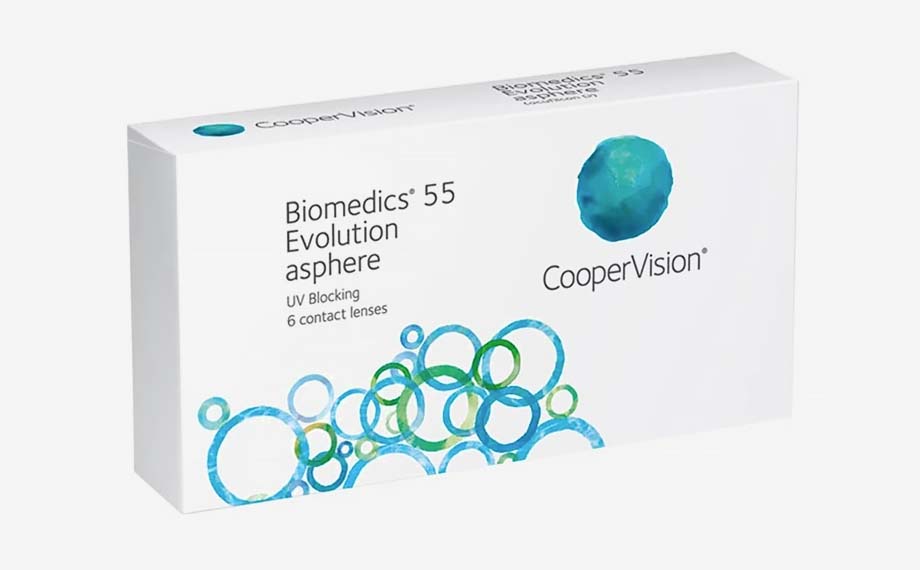 Линзы CooperVision Biomedics 55 Evolution Asphere UV