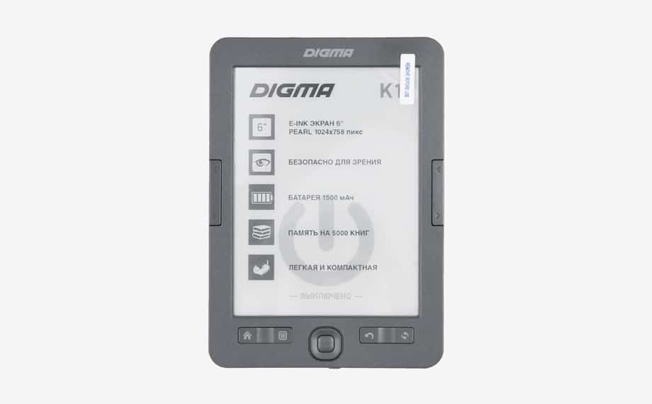 Электронная книга DIGMA K1